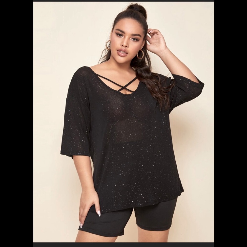 Galaxy Criss Cross Top